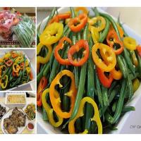 French Style Green Beans with Rainbow Peppers_image