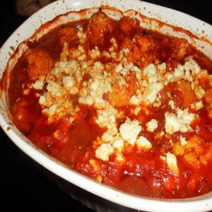 Kounoupithi (Baked Cauliflower With Feta and Tomato Sauce) image