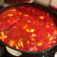 Tomato Soup with Spinach and Tortellini_image