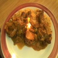 Green Apple Curry with Garlic Butter Rice_image