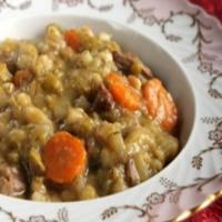 Grandma Rose's Split Pea Soup with Beef Flanken_image