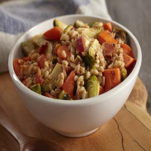 Roasted Vegetable-Farro Salad Recipe image