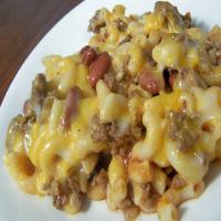 Easy Skillet Cheese-Topped Chili Macaroni_image