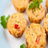 Miniature Crab Cakes with Mustard Mayonnaise image