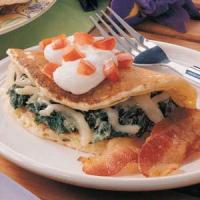 Spinach Pancake Quesadillas_image