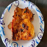 Grilled Chicken Thighs with Golden Ember Sauce image