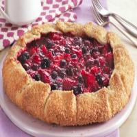 Triple Berry and Rhubarb Galette_image