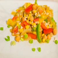Rice Chickpea Salad image