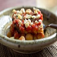 Roasted Eggplant and Chickpeas With Tomato Sauce_image