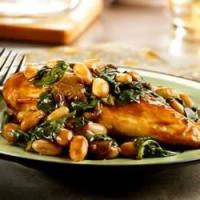 Balsamic Chicken with White Beans and Spinach_image