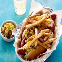 Chicago-Style Hot Dog with Homemade Relish_image