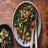 Grilled Corn, Asparagus and Spring Onion Salad image