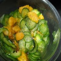 Sweet Cucumber and Mandarin Orange Salad image