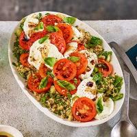 Caprese salad with quinoa image