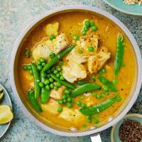 Turmeric, ginger & coconut fish curry image