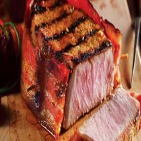 Grilled Bacon Chops with Apricot Bourbon Glaze Recipe - (4.7/5)_image