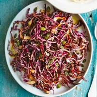 Red cabbage slaw image