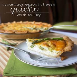 Asparagus and Goat Cheese Quiche_image