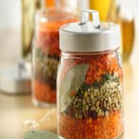 Layered Lentil Soup in a Jar image