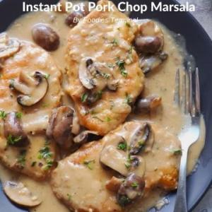 Instant Pot Pork Chop Marsala (Video) » Foodies Terminal_image