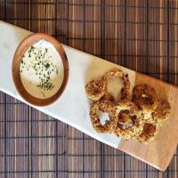 Air Fryer Onion Rings with Onion Dip image
