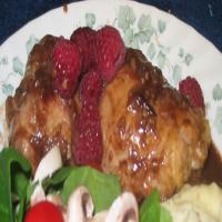 Chicken With Raspberry Cream Sauce image