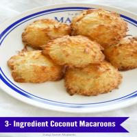 3 Ingredient Coconut Macaroons_image