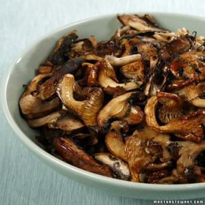 Wild Mushrooms in Parchment with Wild Mint image