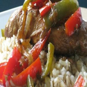 Aunt Jules' Balsalmic Chicken with Peppers Recipe_image