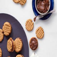 Peanut Butter-Chocolate Sandwich Cookies image