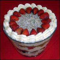 White Chocolate, Irish Cream & Berry Trifle image