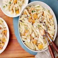 Penne with Butternut Squash and Goat Cheese_image