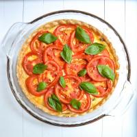 Easy Southern Tomato Basil Pie_image