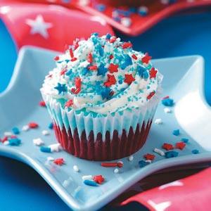 Patriotic Ice Cream Cupcakes Recipe_image