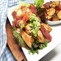 Chicken, Avocado, and Bacon Lettuce Wrap image