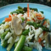 Vegetable Rice Simple Side Dish image