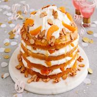 Apricot-Almond Cream Cake image