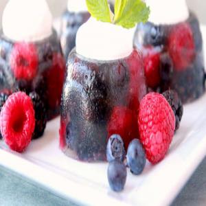 Sparkling Berry Gelatin Cups image