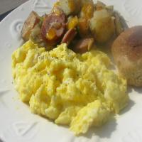 Scrambled Eggs With Cheese image