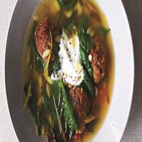 Spiced Lamb Meatball and Swiss Chard Stew_image
