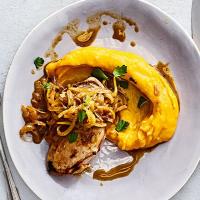 Seared duck with ginger mash image