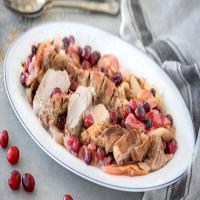 Roast Pork With Apples and Cranberries Recipe_image