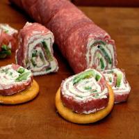 Salami & Cream Cheese Roll Ups Recipe - (4.5/5) image