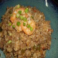 Dirty Brown Rice With Shrimp image