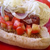 Beer Simmered Brats image