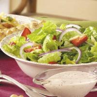 Strawberry, Onion and Romaine Salad_image
