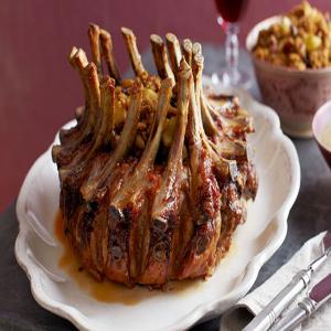 Pork Crown Roast with Apple-Pecan Stuffing image