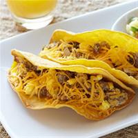 Ground Bison Breakfast Tacos with Pineapple Salsa_image