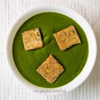 Vegan Saag Paneer with tofu (Spinach tofu curry)_image