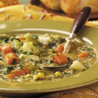 Spinach Vegetable Soup_image